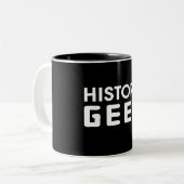 Geschiedenis Tweekleurige Koffiemok (Voorkant links)