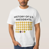 Geschiedenis van Amerikaanse presidenten 46th cool T-shirt (Voorkant)