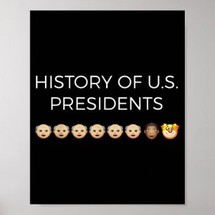 Geschiedenis van Amerikaanse presidenten verzetten Poster