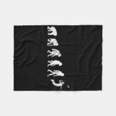Geschiedenis van Badminton Lover Print Funny Badmi Fleece Deken (Voorkant (Horizontaal))