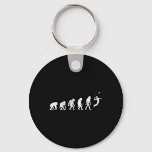 Geschiedenis van Badminton Lover Print Funny Badmi Sleutelhanger