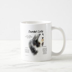 Geschiedenis van Bearded Collie; Love Bearded Coll Koffiemok