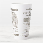 Geschiedenis van bijen latte mok (Voorkant)