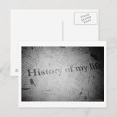 Geschiedenis van briefkaart (Voorkant / Achterkant)