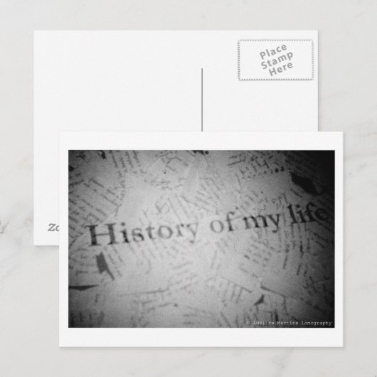 Geschiedenis van briefkaart (Voorkant / Achterkant)