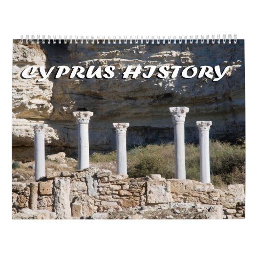 Geschiedenis van Cyprus Kalender (Achterkant)