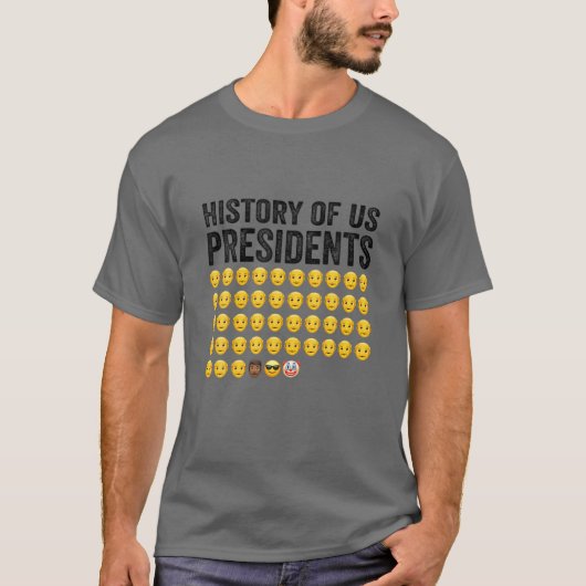Geschiedenis van de Amerikaanse Presidenten 46e ka T-shirt (Voorkant)