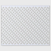 Geschiedenis van de Duitse herderhond (wht) Cadeaupapier (Vlak)