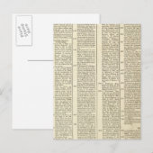 Geschiedenis van de Duitse kiesdistricten Briefkaart (Voorkant / Achterkant)