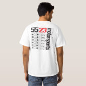 "Geschiedenis van de GTR" door 5523 Motorsporten T-shirt (Achterkant volledig)