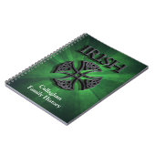 Geschiedenis van de Ierse familie Notitieboek (Linkerzijde)