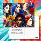 Geschiedenis van de Internationale Vrouwendag Briefkaart