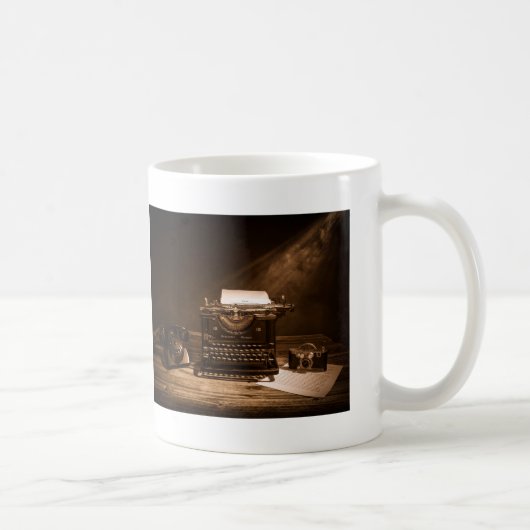 Geschiedenis van de journalist koffiemok (Rechts)