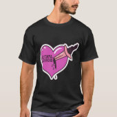 Geschiedenis van de Mannen Lyric Maisie Peters - V T-shirt (Voorkant)