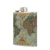  Geschiedenis van de Oude Wereldkaart Heupfles (Links)