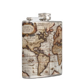  Geschiedenis van de Oude Wereldkaart Heupfles (Rechts)