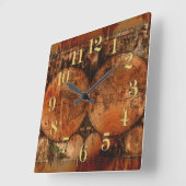 Geschiedenis van de Oude Wereldkaart Vierkante Klok (Hoek)