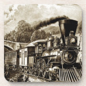 Geschiedenis van de stoommotor bier onderzetter (Voorkant)