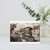 Geschiedenis van de stoommotor briefkaart (Staand voorkant)