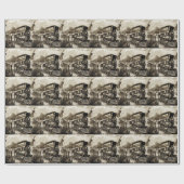 Geschiedenis van de stoommotor cadeaupapier (Vlak)