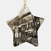 Geschiedenis van de stoommotor keramisch ornament (Links)