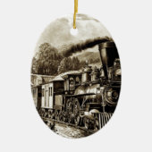 Geschiedenis van de stoommotor keramisch ornament (Voorkant)