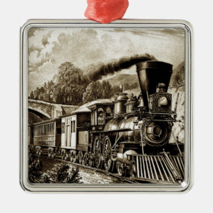 Geschiedenis van de stoommotor metalen ornament