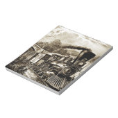 Geschiedenis van de stoommotor notitieblok (Linkerzijde)