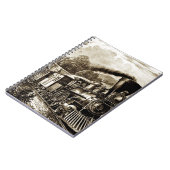 Geschiedenis van de stoommotor notitieboek (Linkerzijde)