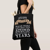 Geschiedenis van de studie - realiseer me dat mens tote bag (Dichtbij)