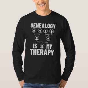 Geschiedenis van de testfamilie DNA van genealogon T-shirt