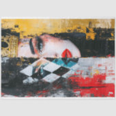 Geschiedenis van de vrouw Maand Koningin Decoupage Tissuepapier (Voorkant)