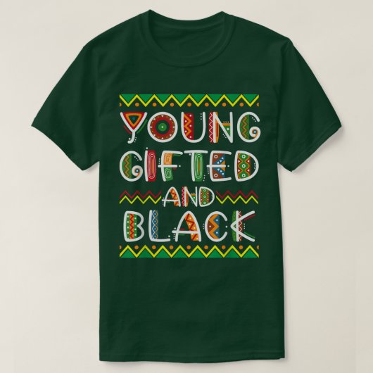 Geschiedenis van de zwarte en jonge blanke Afrikaa T-shirt (Design voorkant)