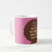 Geschiedenis van de Zwarte Vrouwen Maand Koffiemok (Voorkant links)