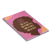Geschiedenis van de Zwarte Vrouwen Maand Notitieboek (Rechterzijde)