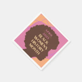 Geschiedenis van de Zwarte Vrouwen Maand Servet (Hoek)