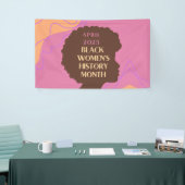 Geschiedenis van de Zwarte Vrouwen Maand Spandoek (Beurs)
