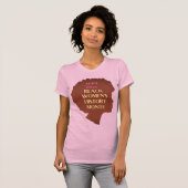 Geschiedenis van de Zwarte Vrouwen Maand T-shirt (Voorkant volledig)