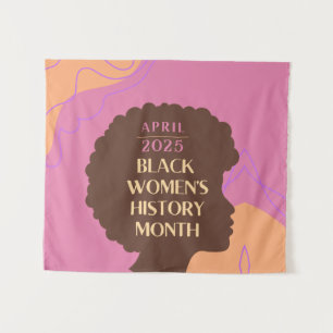 Geschiedenis van de Zwarte Vrouwen Maand Wandkleed