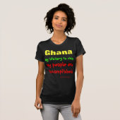Geschiedenis van Ghana T-shirt (Voorkant volledig)
