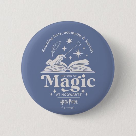 Geschiedenis van magie bij HOGWARTS™ Ronde Button 5,7 Cm (Voorkant)