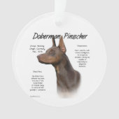 Geschiedenis van Red Doberman Ornament (voorkant)