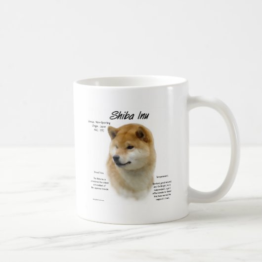 Geschiedenis van Shiba Inu Koffiemok (Rechts)