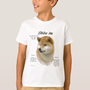 Geschiedenis van Shiba Inu T-shirt