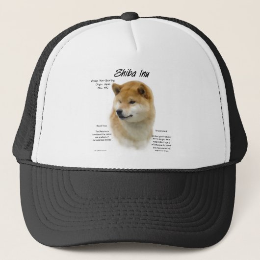 Geschiedenis van Shiba Inu Trucker Pet (Voorkant)