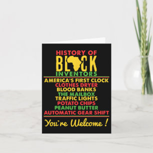 Geschiedenis van vergeten zwarte uitvinders kaart