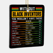 Geschiedenis van vergeten zwarte uitvinders keramisch ornament (Rechts)