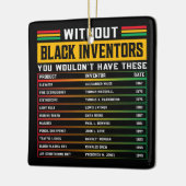 Geschiedenis van vergeten zwarte uitvinders keramisch ornament (Links)