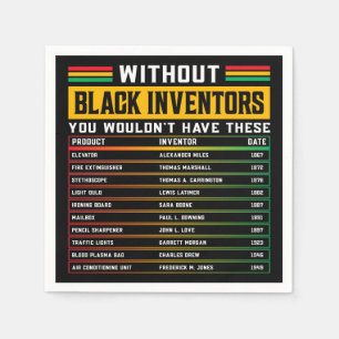 Geschiedenis van vergeten zwarte uitvinders servet