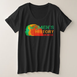 GESCHIEDENIS VAN VROUWEN GROTE MAAT T-SHIRT